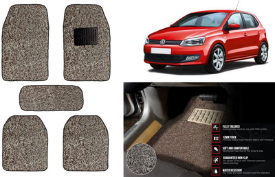 Auto Kite Plastic, PVC Standard Mat For  Volkswagen Polo(Beige, Brown)