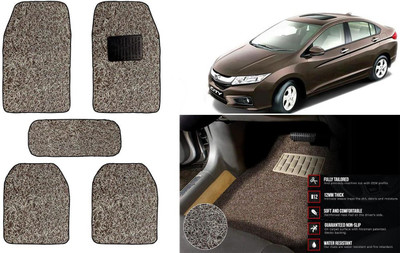 Auto Kite Plastic, PVC Standard Mat For  Honda City(Beige, Brown)