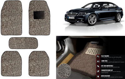 Auto Kite Plastic, PVC Standard Mat For  BMW 5 Series(Beige, Brown)