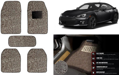 Auto Kite Plastic, PVC Standard Mat For  Subaru BRZ(Beige, Brown)