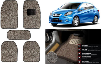 Auto Kite Plastic, PVC Standard Mat For  Honda Amaze(Beige, Brown)