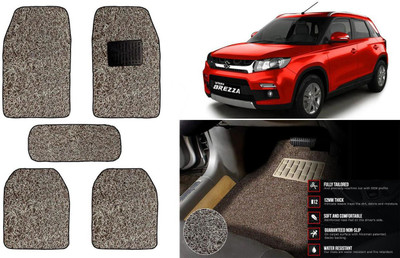 Auto Kite Plastic, PVC Standard Mat For  Maruti Suzuki Vitara Brezza(Beige, Brown)