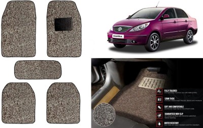 Auto Kite Plastic, PVC Standard Mat For  Tata Manza(Beige, Brown)