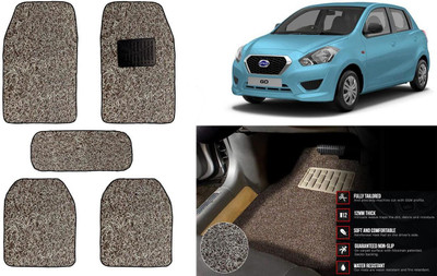 Auto Kite Plastic, PVC Standard Mat For  Datsun Go(Beige, Brown)