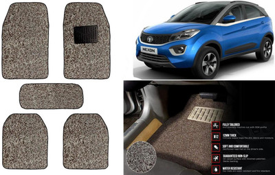 Auto Kite Plastic, PVC Standard Mat For  Tata Nexon(Beige, Brown)