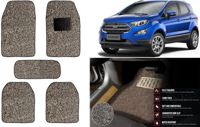 Auto Kite Plastic, PVC Standard Mat For  Ford Ecosport(Beige, Brown)