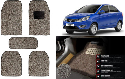 Auto Kite Plastic, PVC Standard Mat For  Tata Zest(Beige, Brown)