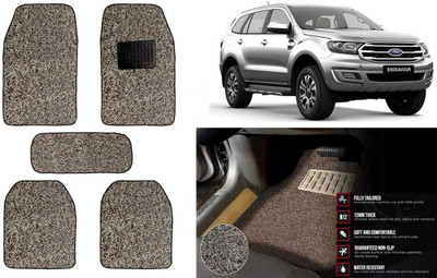 Auto Kite Plastic, PVC Standard Mat For  Ford Endeavour(Beige, Brown)