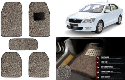 Auto Kite Plastic, PVC Standard Mat For  Skoda Laura(Beige, Brown)