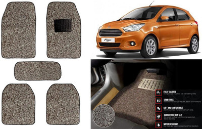 Auto Kite Plastic, PVC Standard Mat For  Ford Figo(Beige, Brown)