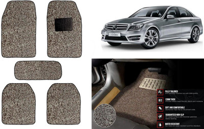 Auto Kite Plastic, PVC Standard Mat For  Mercedes Benz C-Class(Beige, Brown)