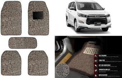 Auto Kite Plastic, PVC Standard Mat For  Toyota Innova Crysta(Beige, Brown)