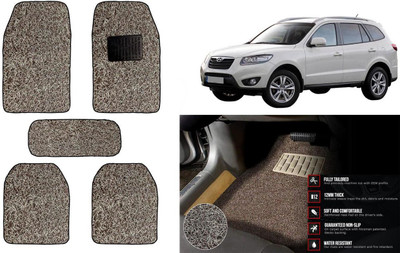Auto Kite Plastic, PVC Standard Mat For  Hyundai Terracan(Beige, Brown)
