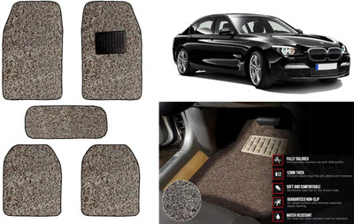 Auto Kite Plastic, PVC Standard Mat For  BMW 730d(Beige, Brown)