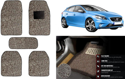 Auto Kite Plastic, PVC Standard Mat For  Volvo V40(Beige, Brown)