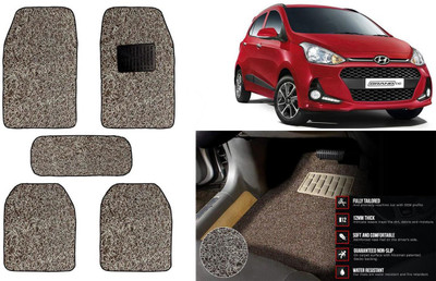 Auto Kite Plastic, PVC Standard Mat For  Hyundai Grand i10(Beige, Brown)