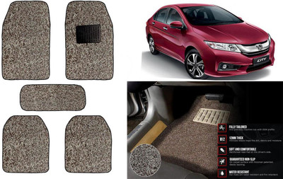 Auto Kite Plastic, PVC Standard Mat For  Honda City(Beige, Brown)