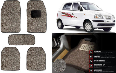 Auto Kite Plastic, PVC Standard Mat For  Hyundai Santro Xing(Beige, Brown)