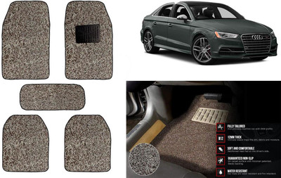 Auto Kite Plastic, PVC Standard Mat For  Audi S3(Beige, Brown)