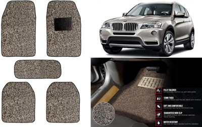 Auto Kite Plastic, PVC Standard Mat For  BMW X3(Beige, Brown)