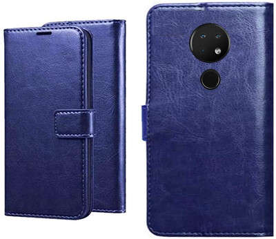 MAXSHAD Flip Cover for Nokia 6.2(Blue)