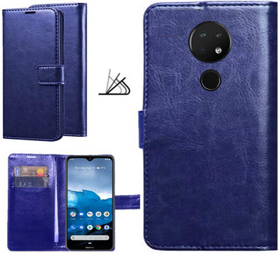 MAXSHAD Flip Cover for Nokia 6.2(Blue)