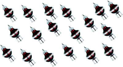 GROWNIX Maroon Rod Rail Bracket Metal(Pack of 18)