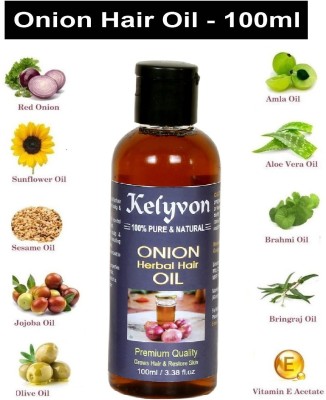 Kelyvon Herbal Onion Hair Oil 100ml Hair Oil(100 ml)