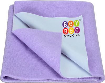 BeyBee Cotton Baby Bed Protecting Mat(Voilet, Medium)