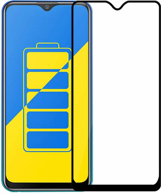 LIKEDESIGN Edge To Edge Tempered Glass for Vivo Y12(Pack of 1)