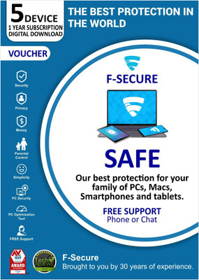 F-Secure Internet Security 5 User 1 Year(Voucher)
