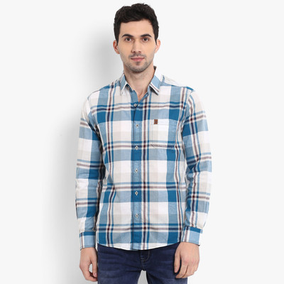Mufti Men Checkered Casual Multicolor Shirt