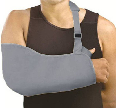 futurewizard PREMIUM HAND SUPPORT CARE Ultra Soft Arm Sling Pouch Arm Support(Grey)