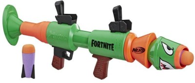 Nerf Fortnite RL Blaster, Fires Foam Rockets, 2 Fortnite Rockets Guns & Darts  (Multicolor)