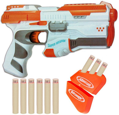 Richuzers Premium Range Super Weapon Nerf Gun Soft Bullet Toy Gun Guns & Darts(Multicolor)