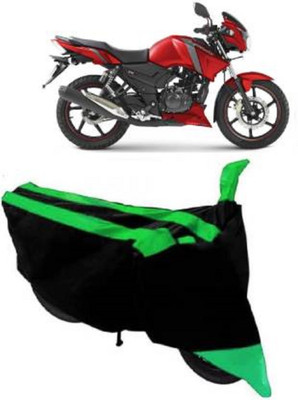 High Quality Waterproof Two Wheeler Cover for TVS(Apache RTR 160, Black, Green)
