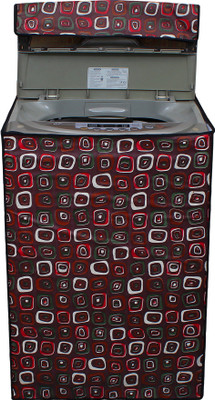 LITHARA Top Loading Washing Machine  Cover(Width: 60.96 cm, Brown, Red)