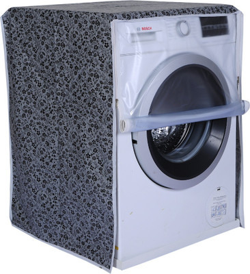 SWASTIK Front Loading Washing Machine  Cover(Width: 60 cm, BLACK)