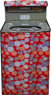 LITHARA Top Loading Washing Machine  Cover(Width: 60.96 cm, Red, Grey)