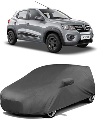 SA GROUP Car Cover For Renault Kwid (With Mirror Pockets)(Grey)