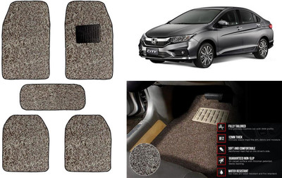 Auto Kite Plastic, PVC Standard Mat For  Honda City(Beige, Brown)