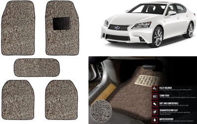 Auto Kite Plastic, PVC Standard Mat For  Lexus GS(Beige, Brown)