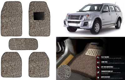 Auto Kite Plastic, PVC Standard Mat For  Isuzu MU-7(Beige, Brown)