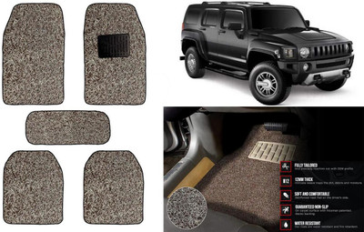 Auto Kite Plastic, PVC Standard Mat For  HM Hummer H3(Beige, Brown)