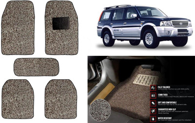 Auto Kite Plastic, PVC Standard Mat For  Ford Endeavour(Beige, Brown)