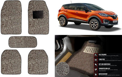 Auto Kite Plastic, PVC Standard Mat For  Renault CT(Beige, Brown)
