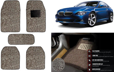Auto Kite Plastic, PVC Standard Mat For  BMW 6 Series(Beige, Brown)