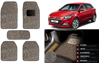 Auto Kite Plastic, PVC Standard Mat For  Hyundai Elite i20(Beige, Brown)