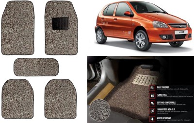 Auto Kite Plastic, PVC Standard Mat For  Tata Indica(Beige, Brown)