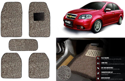 Auto Kite Plastic, PVC Standard Mat For  Chevrolet Aveo(Beige, Brown)